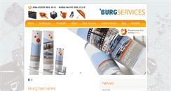 Desktop Screenshot of burg-services.de